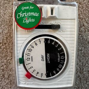Vintage Ingraham Light Appliance 24 Hour‎ Automatic Timer USA Model 12-010B